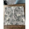 Lot 3 housses coussin gris et feuilles 