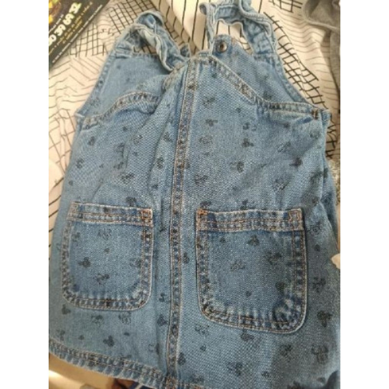 Robe salopette Disney Mickey Minnie 24 mois