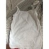 Débardeur blanc fille 2 à 3 ans