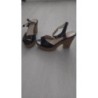 Sandales noires à talons André - T. 37