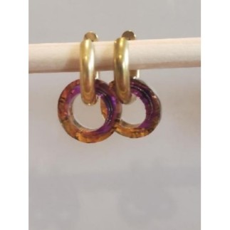 Boucles d’oreilles acier...