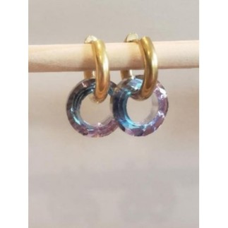 Boucles d’oreilles acier...