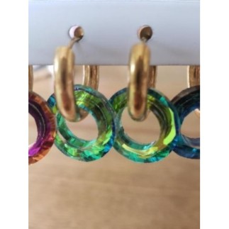 Boucles d’oreilles acier...