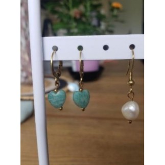 Boucles d’oreilles acier...