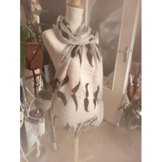 Foulard Moustache 180x60