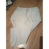 Pantalon taille 48 Kiabi blanc crème 