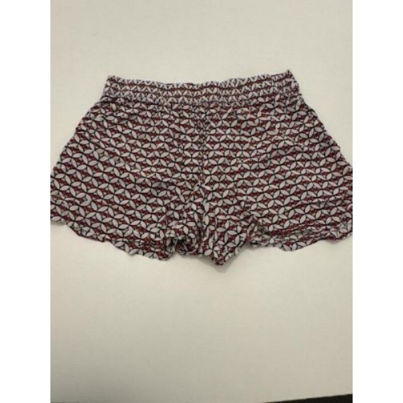 ONLY - Short léger motifs rouges blancs noirs - Taille M