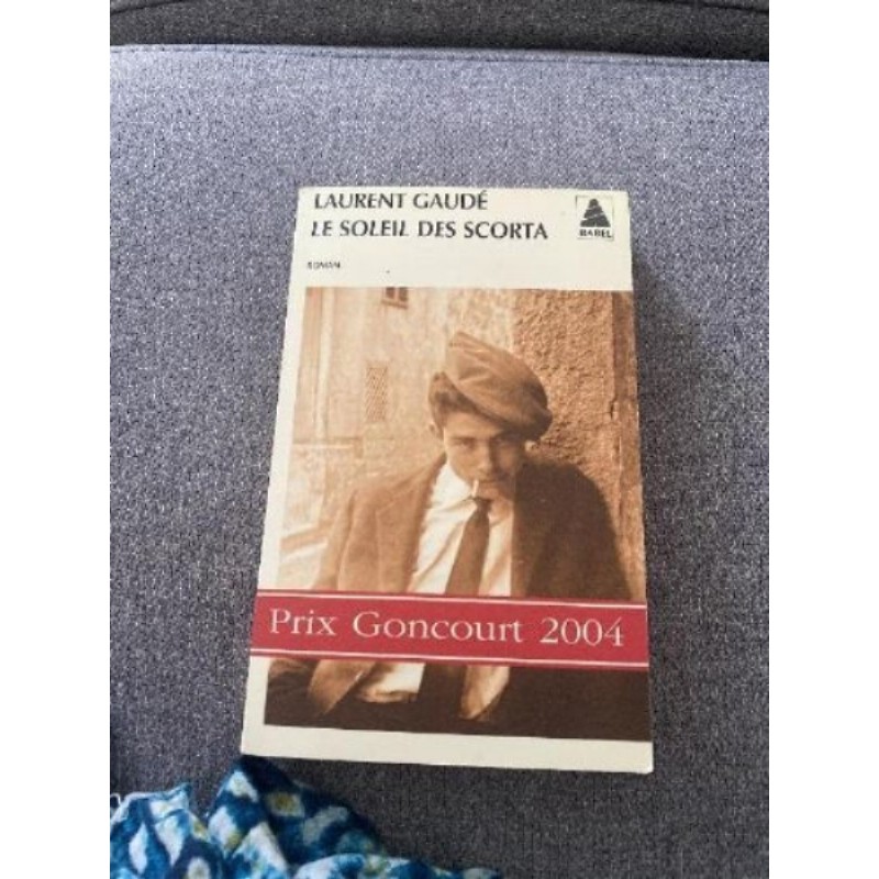 Livre le soleil des scorta Gaudé 