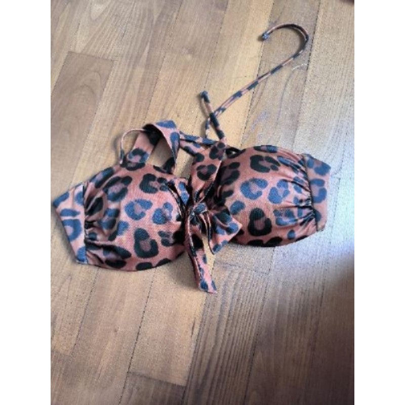 Haut de maillot de bain léopard H&M T40