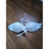 Haut de maillot de bain blanc dentelle H&M T40 