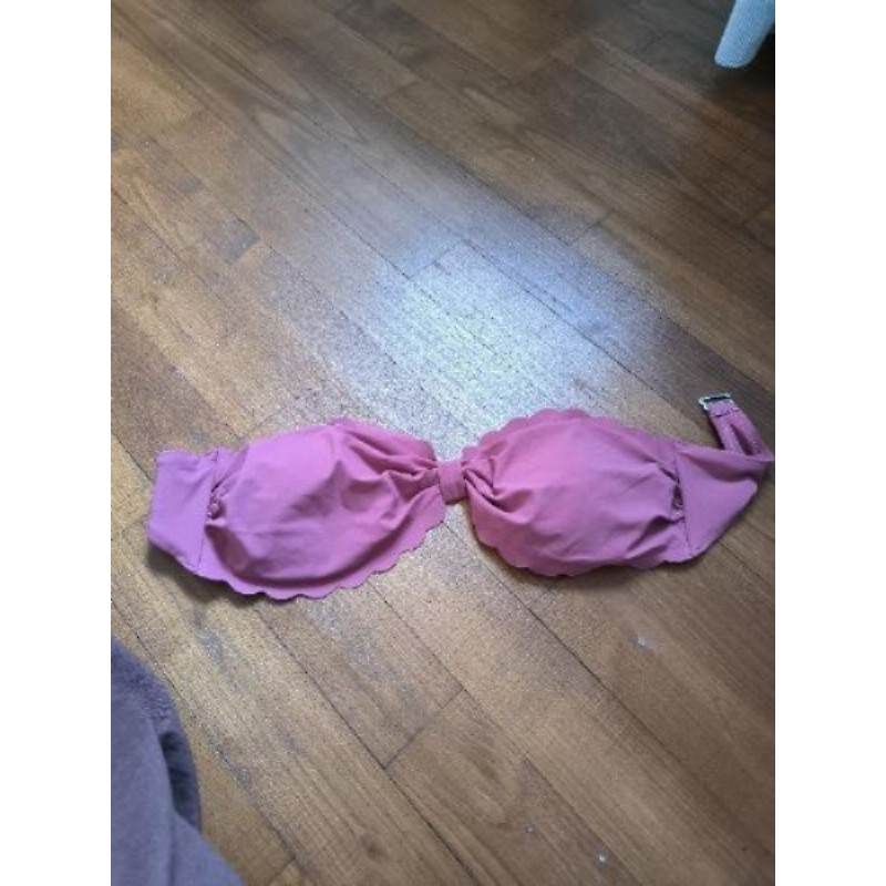 Haut de maillot de bain vieux rose H&M T40 