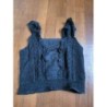 Crop top noir. Camaïeu.T38 