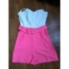 Combishort blanche et rose. Neuve. Naf Naf . T38