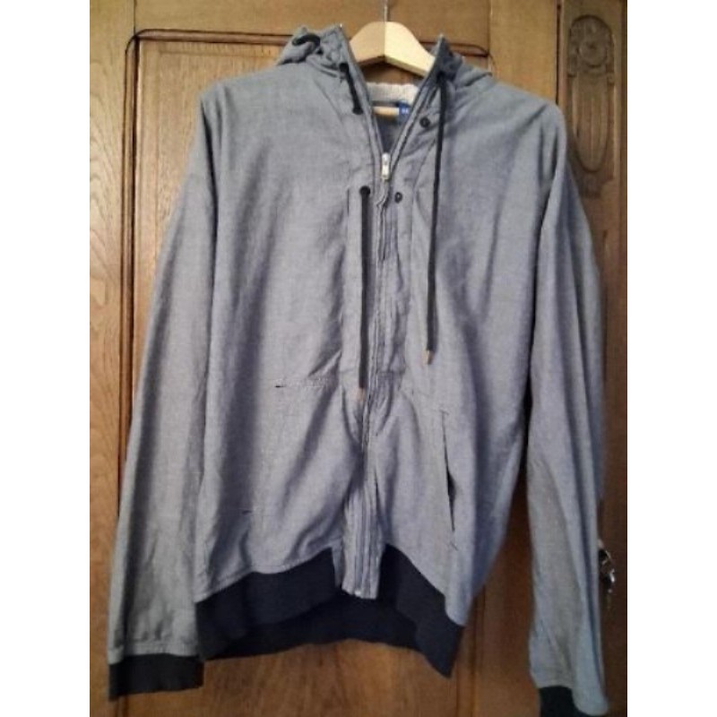 Blouson coton gris taille M très leger