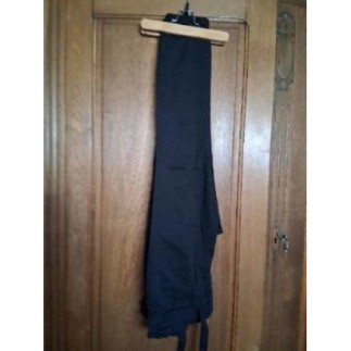 Pantalon femme noir coton...