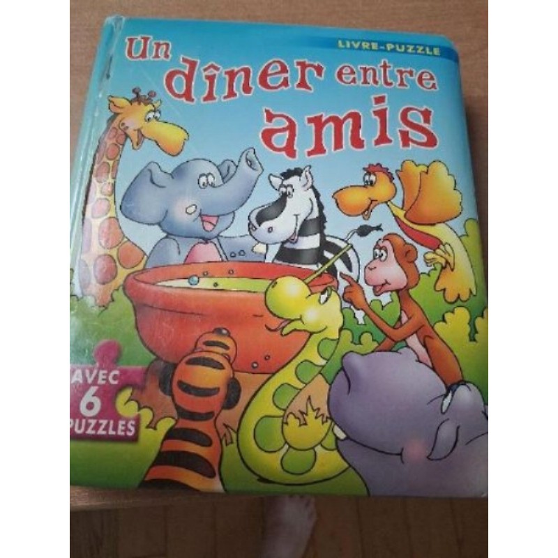 Livre 6 puzzles un dîner entre amis