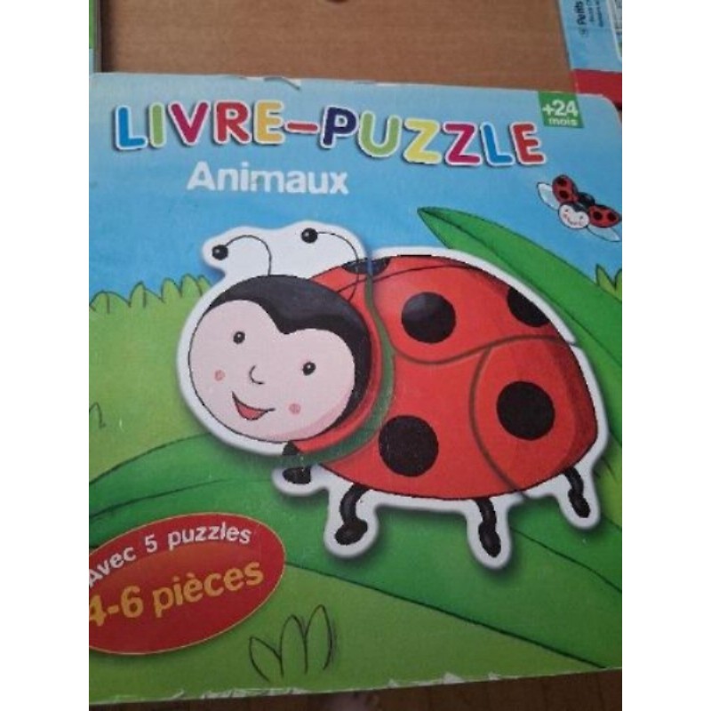 Livre puzzles animaux +24 mois