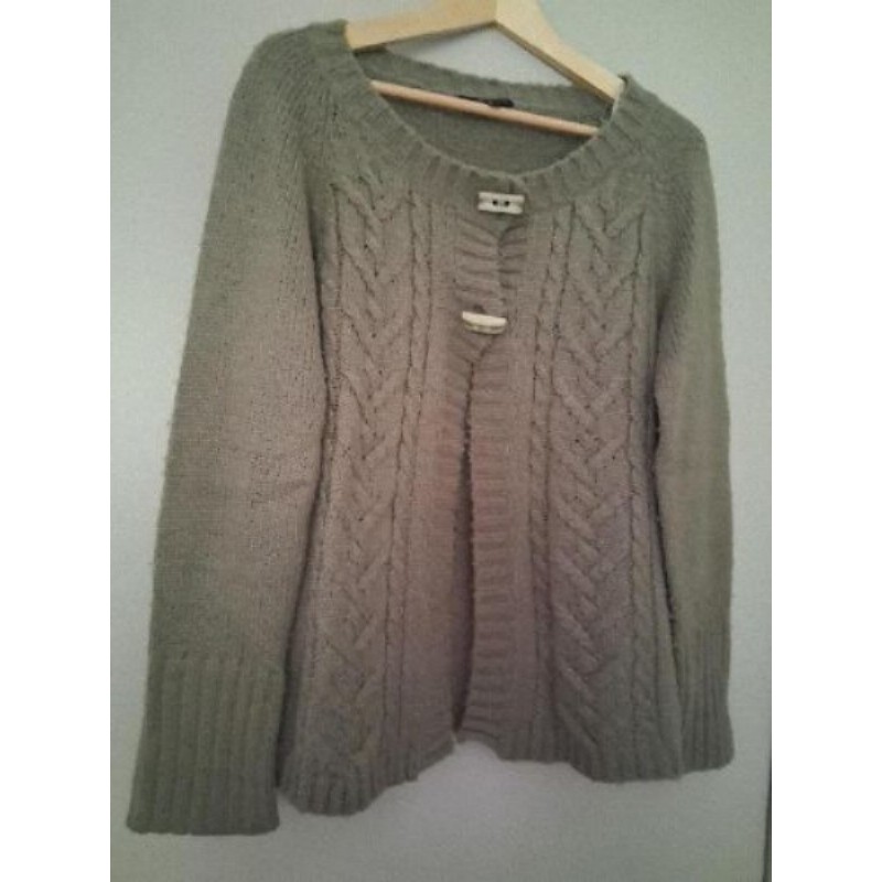 Gilet femme long kaki taille 1