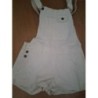 Salopette short femme blanche  taille 38 kabi