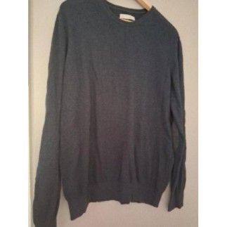 Pull homme laine bleu...