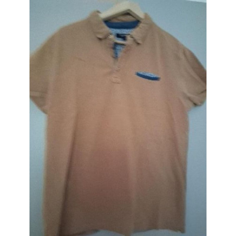 Polo homme marron buron taille L 
