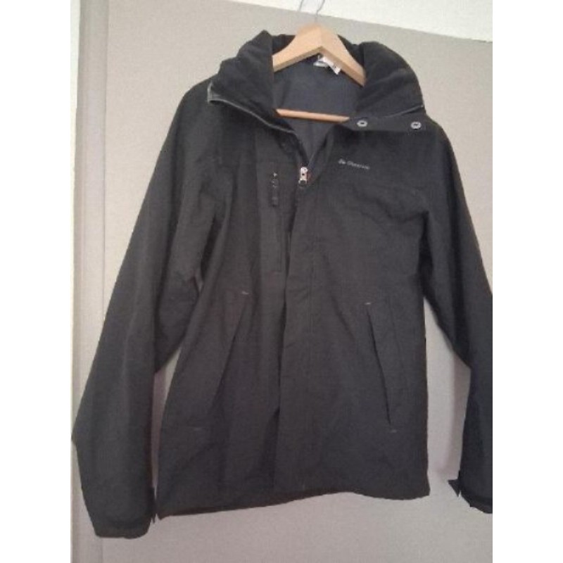 Blouson impérmeable femme  noir QUECHUA taille S