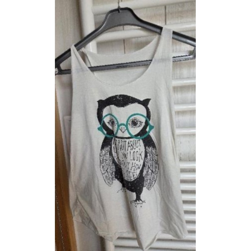 Debardeur Hibou taille M 