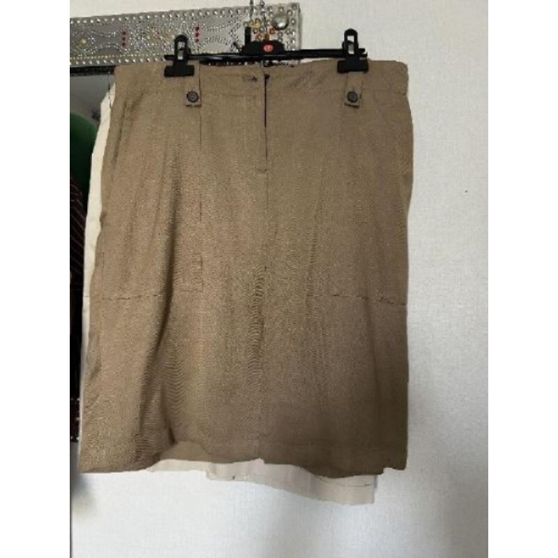 Jupe cargo lin beige foncé ESPRIT 44