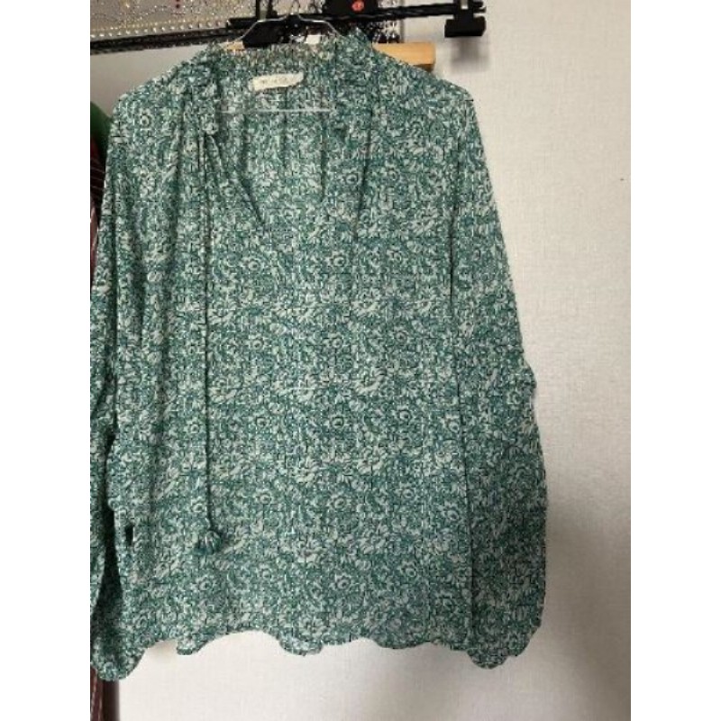 Blouse verte fluide SEE U SOON 42/44