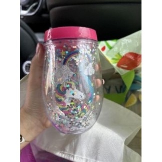 Gourde licorne à paillettes 