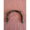 Bracelet en perles (couleur ambre et noire)