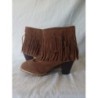 Bottines à franche marron 39