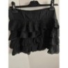 Jupe courte été froufrou noire