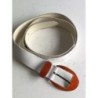 CEINTURE CUIR BLANCHE