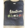 T-shirt VESPA ITALIA taille L bleu marine 