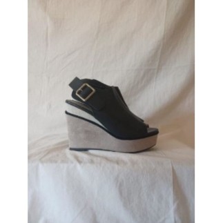  Sandale à talon noir 35