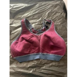 Brassière femme grise et rose