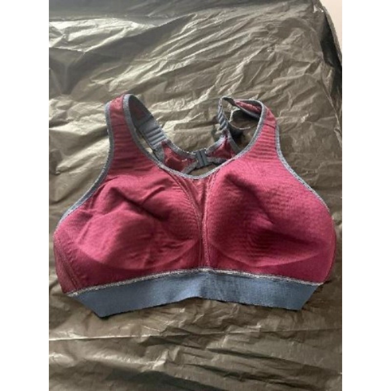 Brassière femme grise et rose