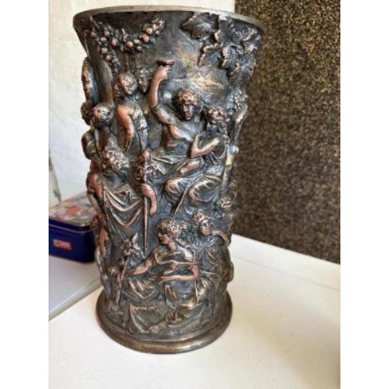Vase style argent