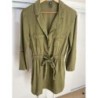 Robe verte kaki avec poches taille S 