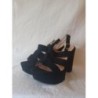 Sandale à talon noir 41