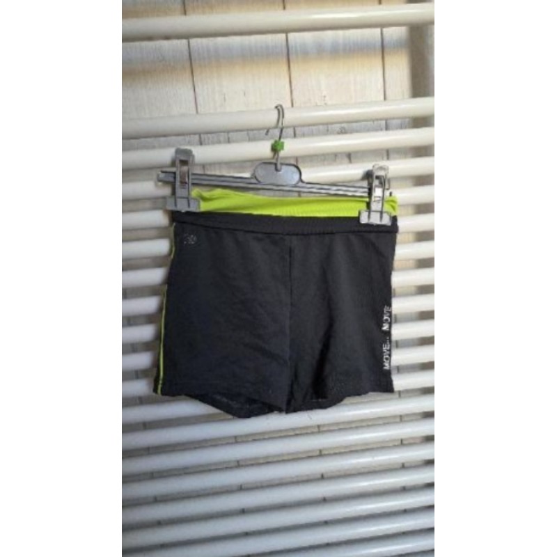 Short Decathlon gris et vert 12 ans 