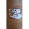Basket blanches et rose pointure 22
