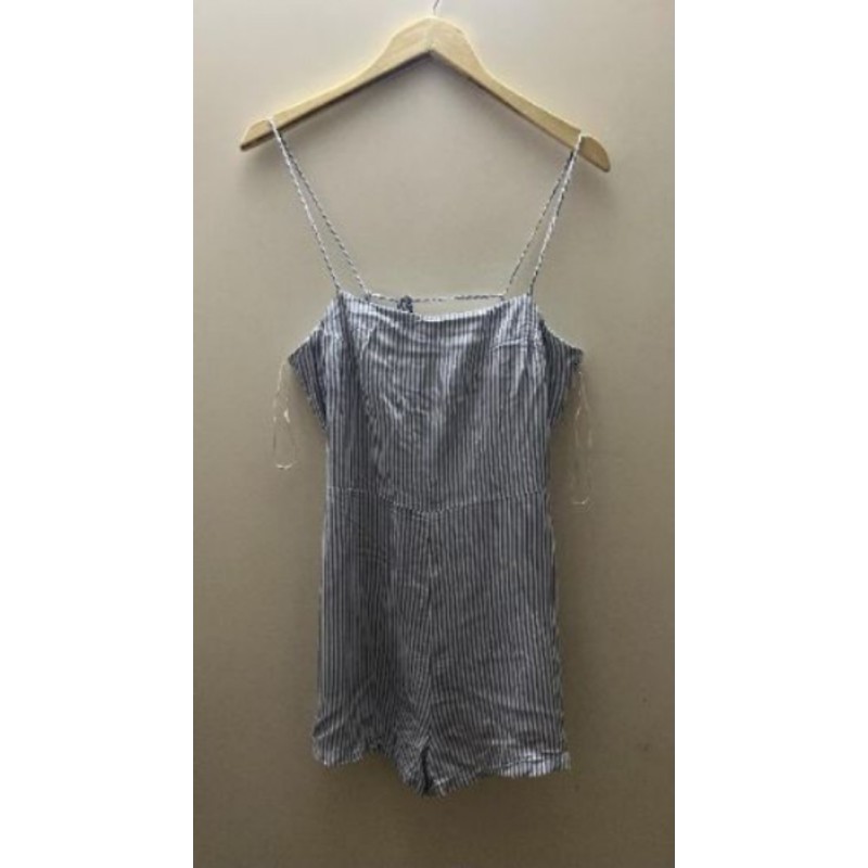 Combishort rayé bleu et blanc T38, H&M