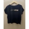 Lot 2 t-shirts à texte noir et blanc M, Kiabi