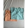 Lot 2 débardeurs orange et turquoise S, Kiabi