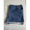 Short en jean ourlet dentelle T52, Blancheporte