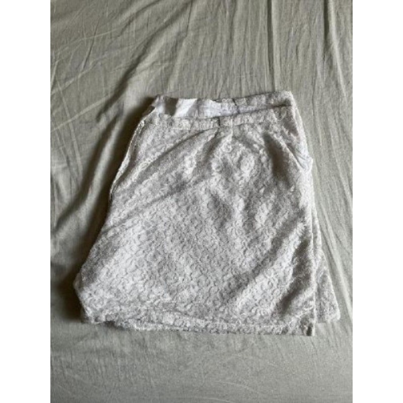 Short en dentelle blanc T52, Blancheporte