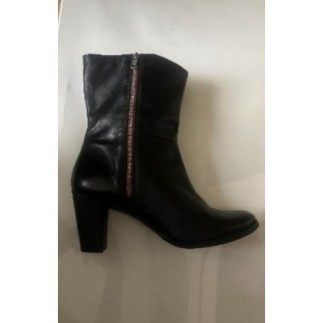 Bottes en cuir noir 45