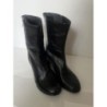 Bottes en cuir noir 45